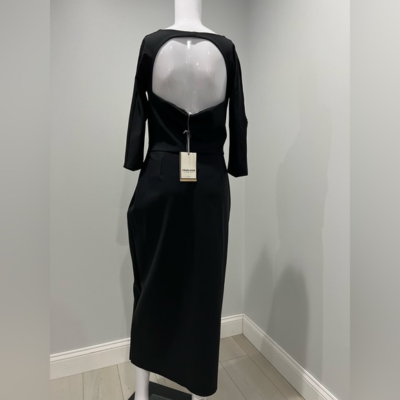 $845 Chiara Boni La Petite Robe Tehuel Cut-Out Midi-Dress size40 - Picture 10 of 11